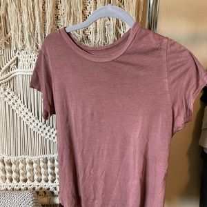 Washed Maroon tee from Aerie